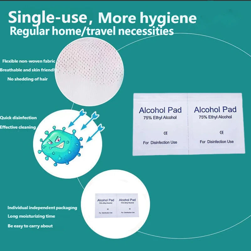 Disposable Alcohol Cotton Pads