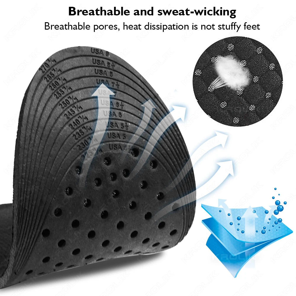 Adjustable Height-Increasing Insoles, 3–9 cm