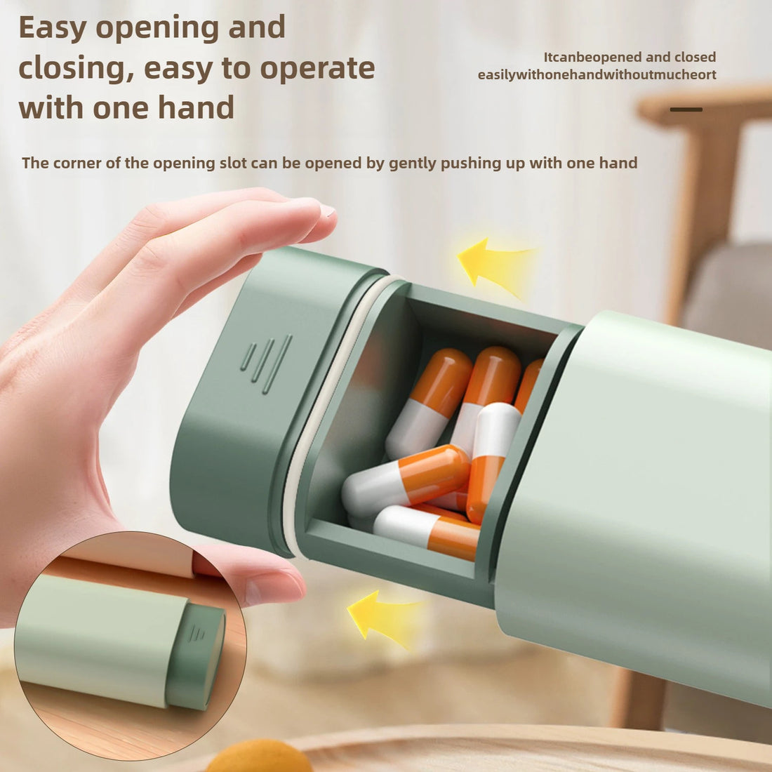Portable 7-Day Pill Organizer