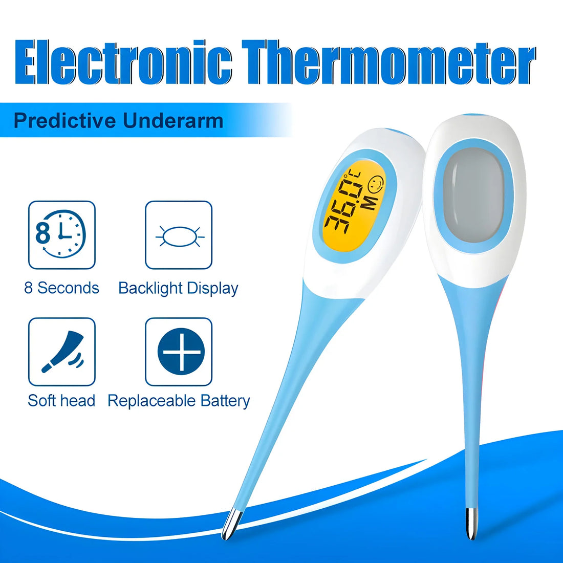 Electronic Oral and Armpit Thermometer