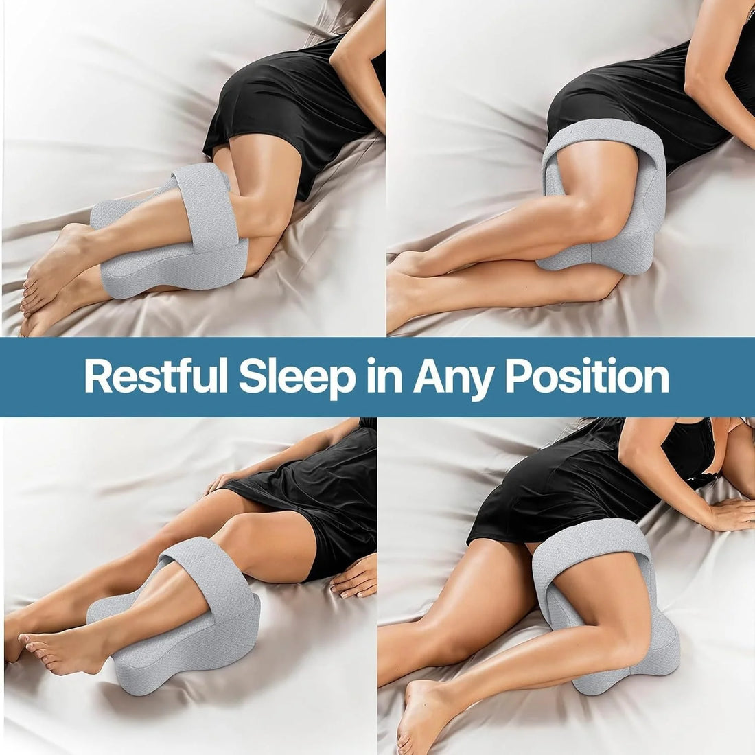 Memory Foam Knee Pillow for Side Sleeping