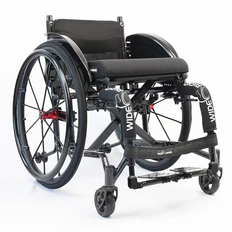Foldable 24-Inch Manual Wheelchair