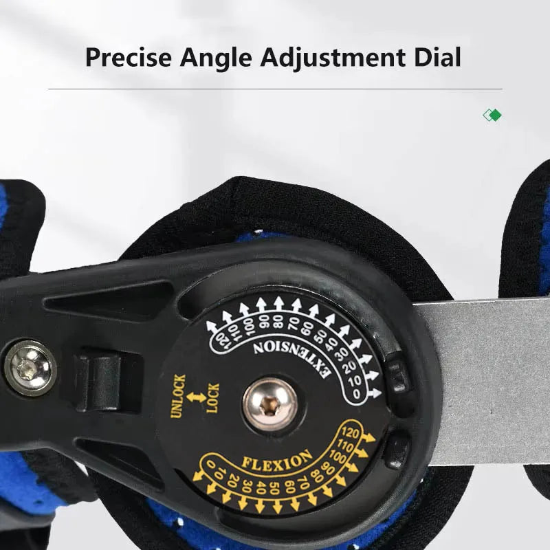 Adjustable Hinged Elbow Brace for Left or Right Arm