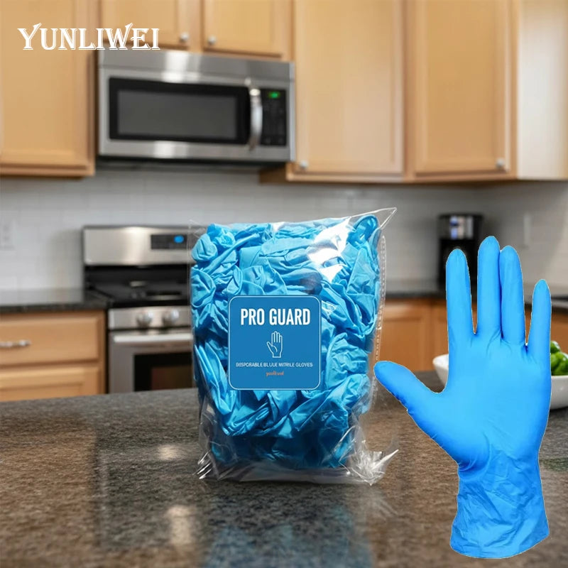 Blue Powder-Free Nitrile Disposable Gloves
