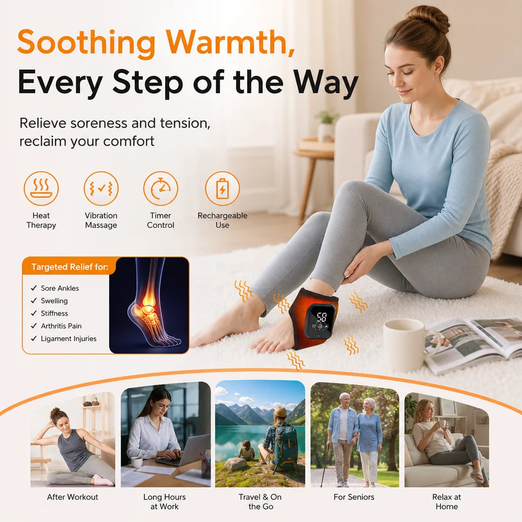 Rechargeable Heated Ankle Brace