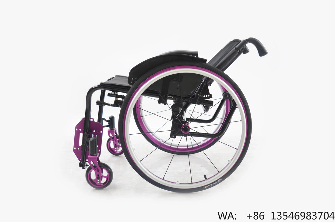Foldable Manual Wheelchair with Adjustable Backrest