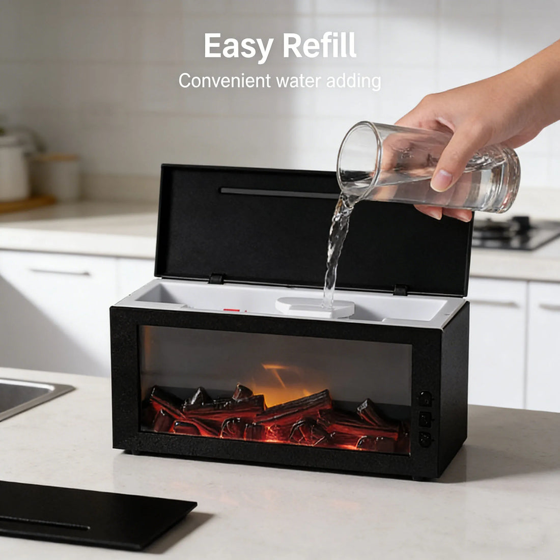 Ultrasonic Cool Mist Humidifier with LED Night Light