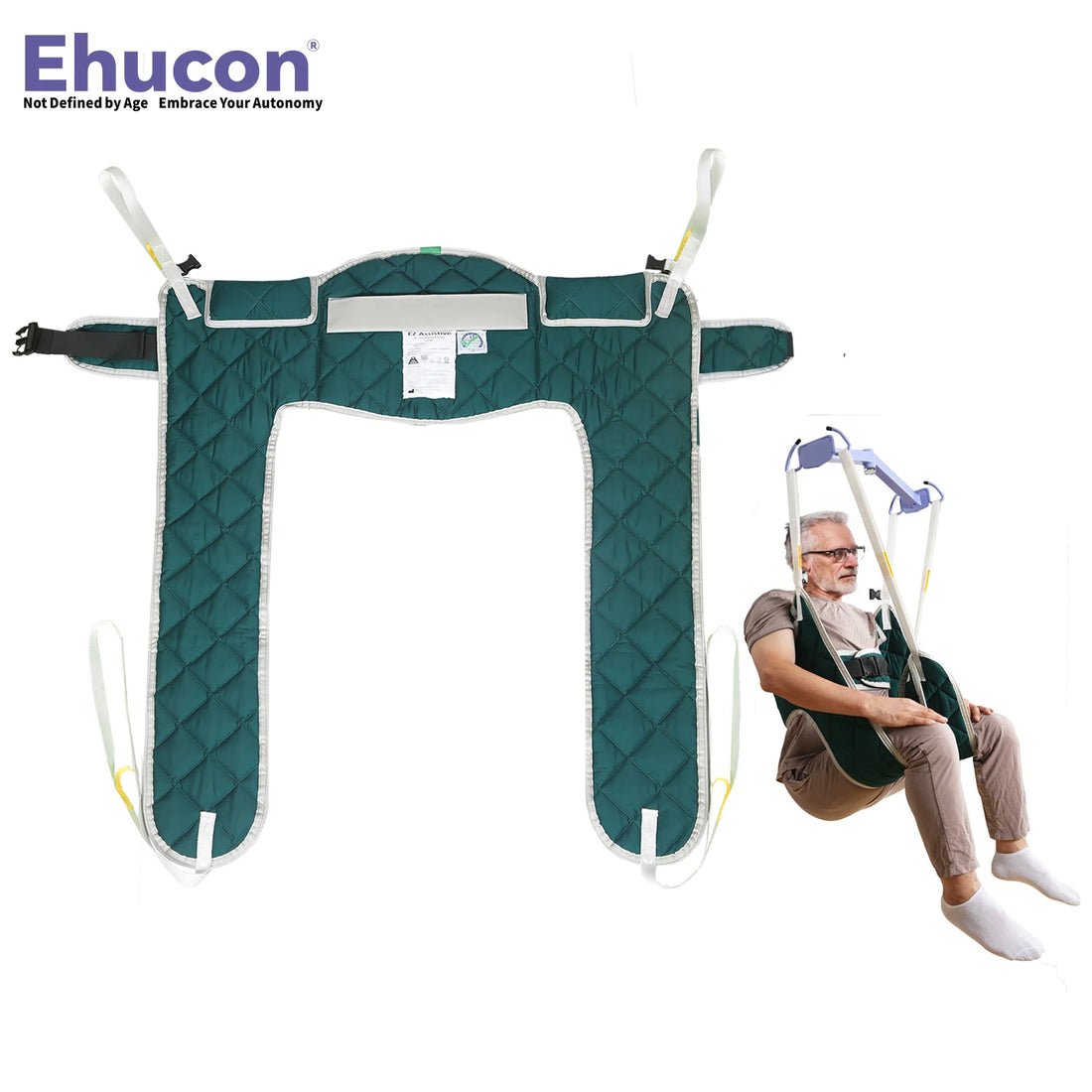 Patient Transfer Lift Sling with Head Support