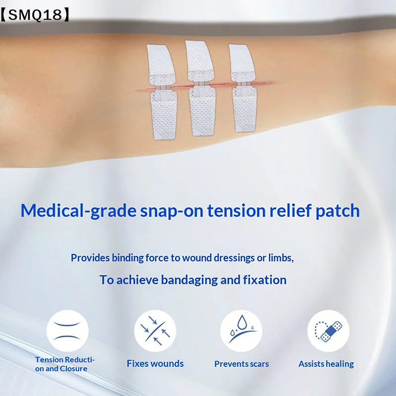 Zipper Wound Closure Patch for Minor Cuts