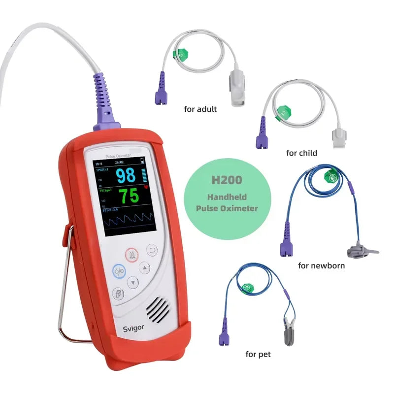 Handheld Pulse Oximeter for SpO2 and Pulse Rate