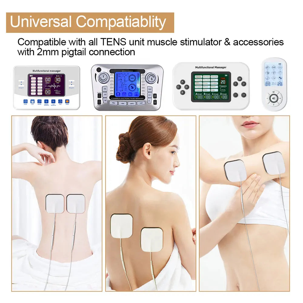 Reusable Self-Adhesive EMS Electrode Patches