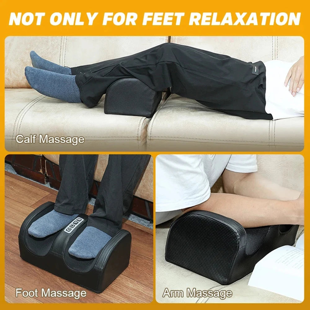 Electric Foot Massager with Heated Rollers