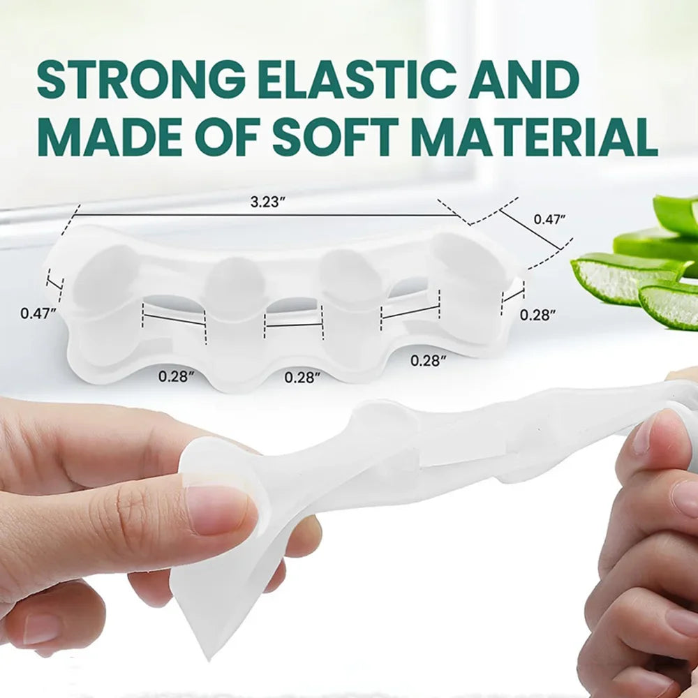Silicone Toe Separators for Foot Care