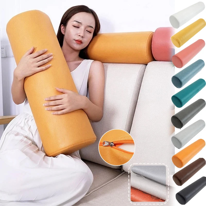 Cylindrical Cushion Cover for Neck, Back and Knees