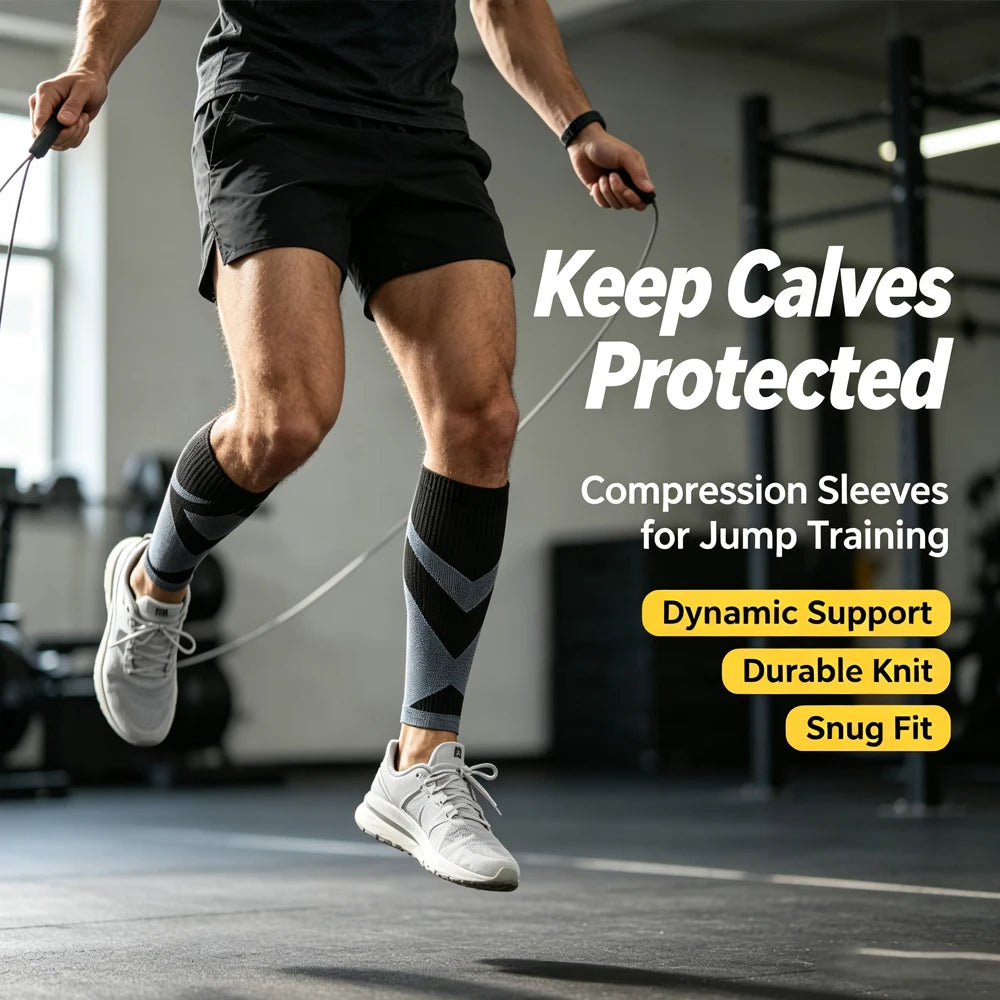 Footless Calf Compression Sleeves, 1 Pair