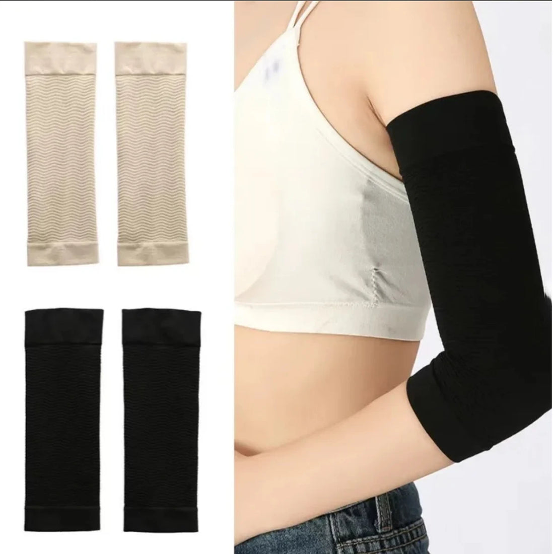 Elbow Compression Sleeves, Pair