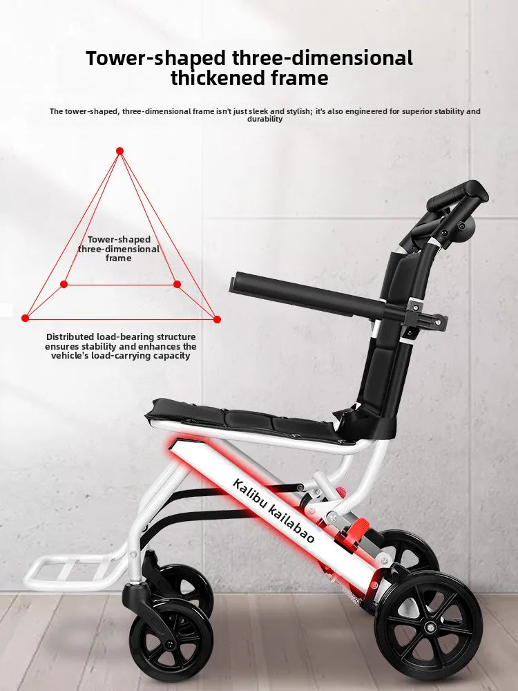 Foldable Portable Manual Wheelchair