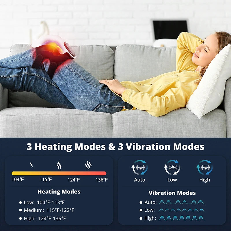 Heated Vibration Knee Massager