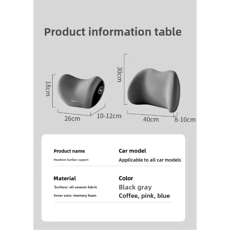Ergonomic Bed Lumbar Cushion with PE Foam Filling