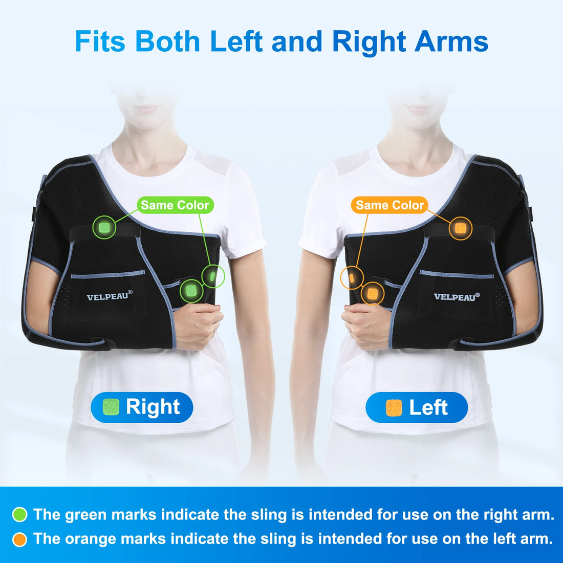 Adjustable Shoulder Sling with Storage Pocket