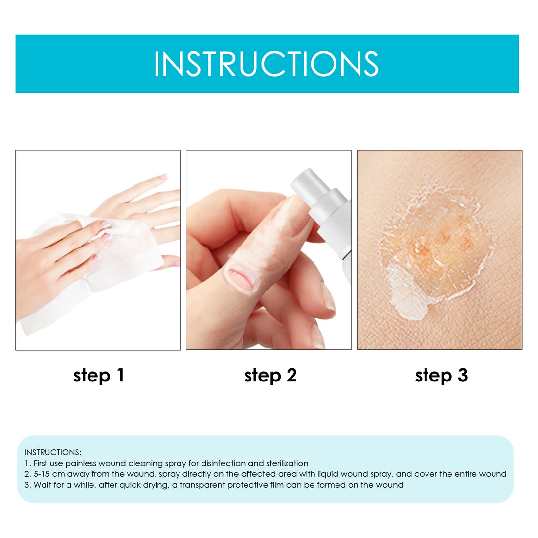 Liquid Bandage Spray, 30 ml