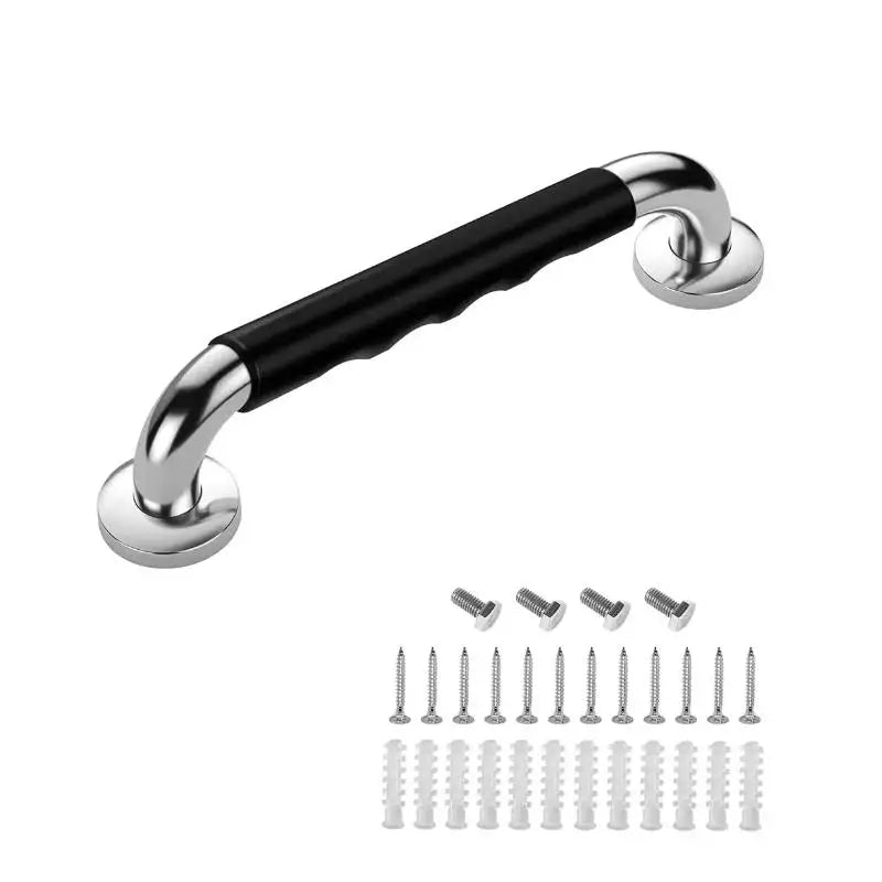 Bathroom Grab Bar with Silicone Anti-Slip Handle