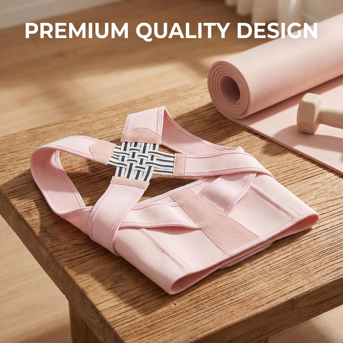 Adjustable Mesh Posture Brace for Adults