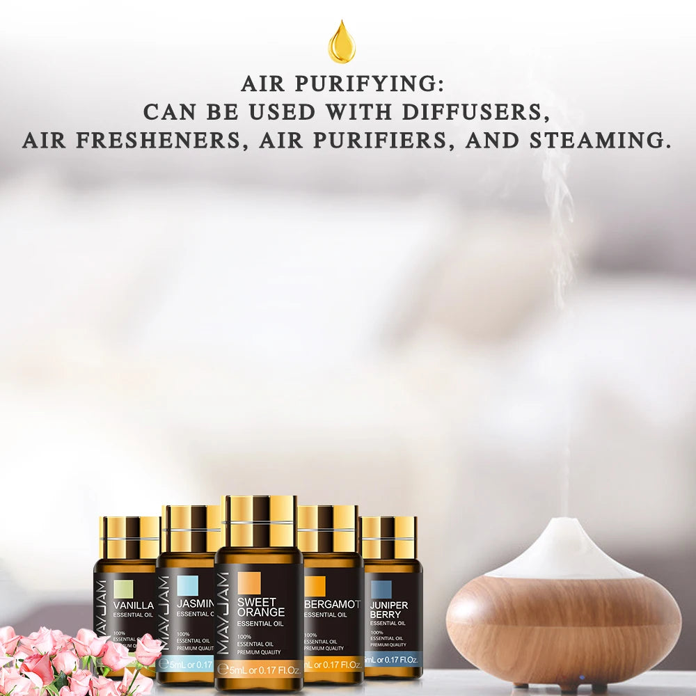 28-Piece Essential Oil Set for Humidifiers and Diffusers