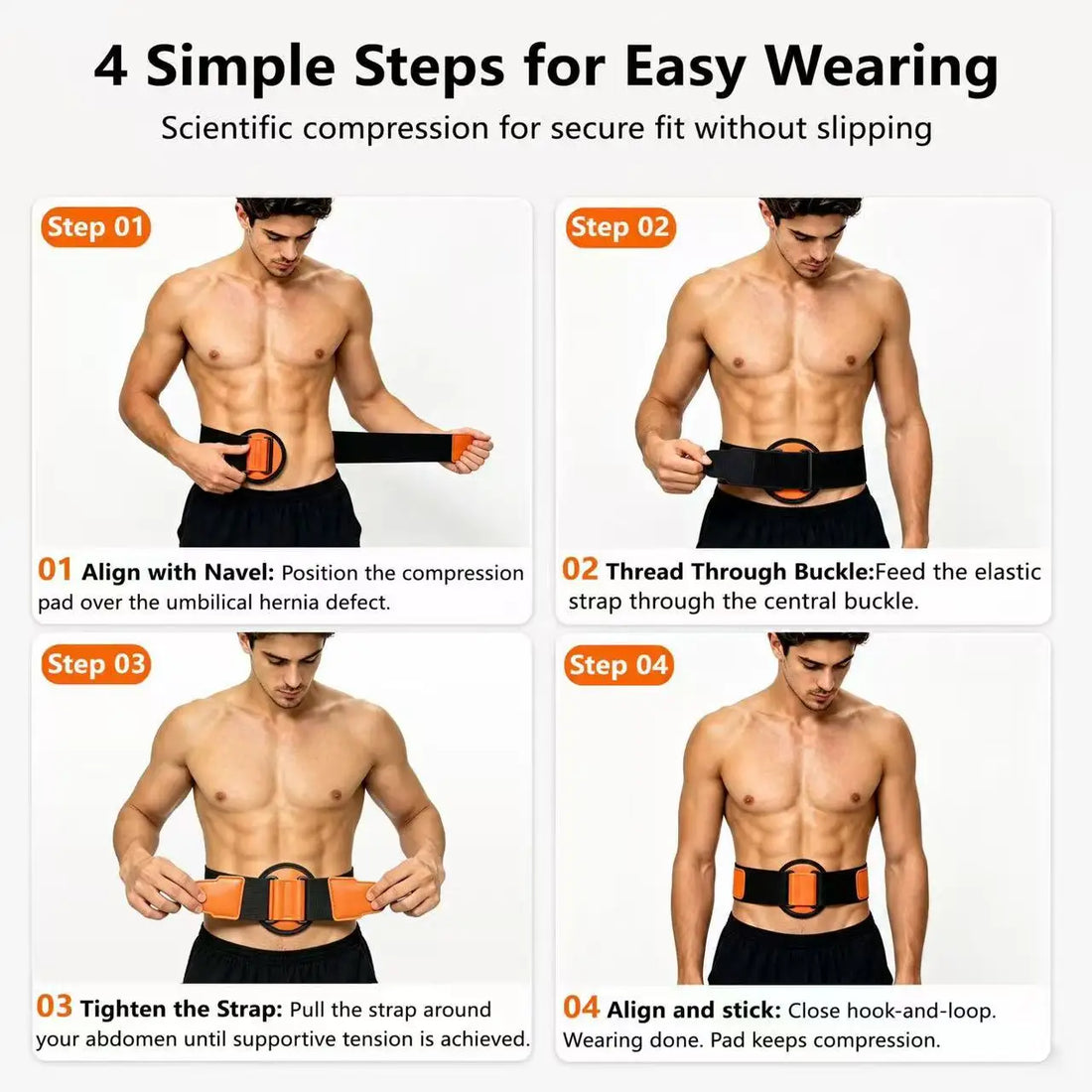 Adjustable Abdominal Hernia Support Belt