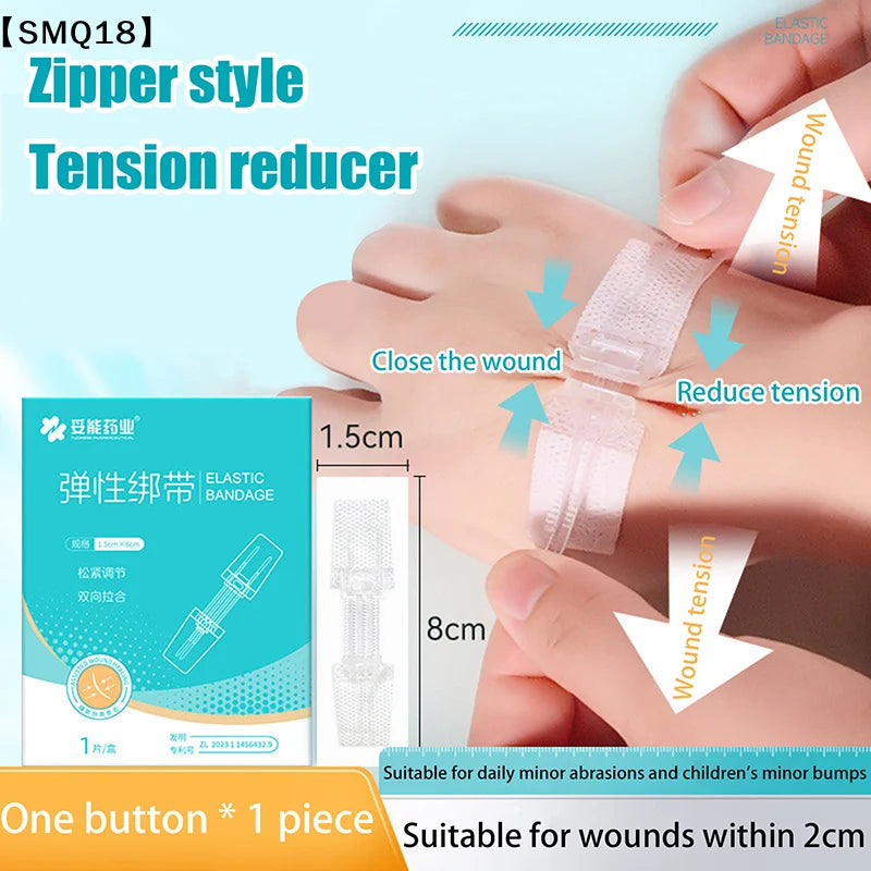 Zipper Wound Closure Patch for Minor Cuts