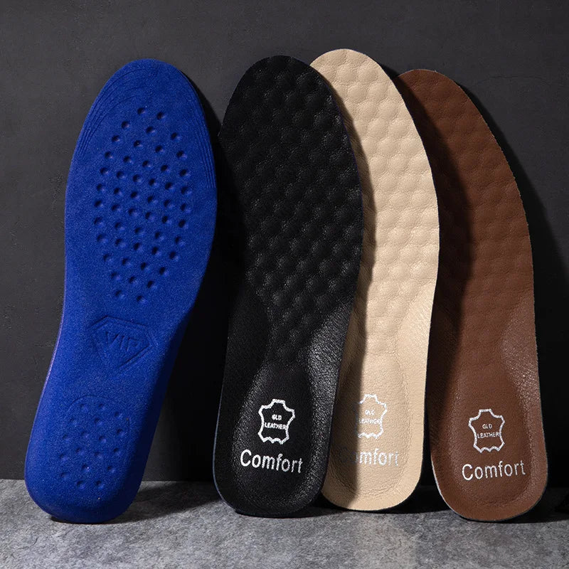 Men’s Leather Arch Support Insoles