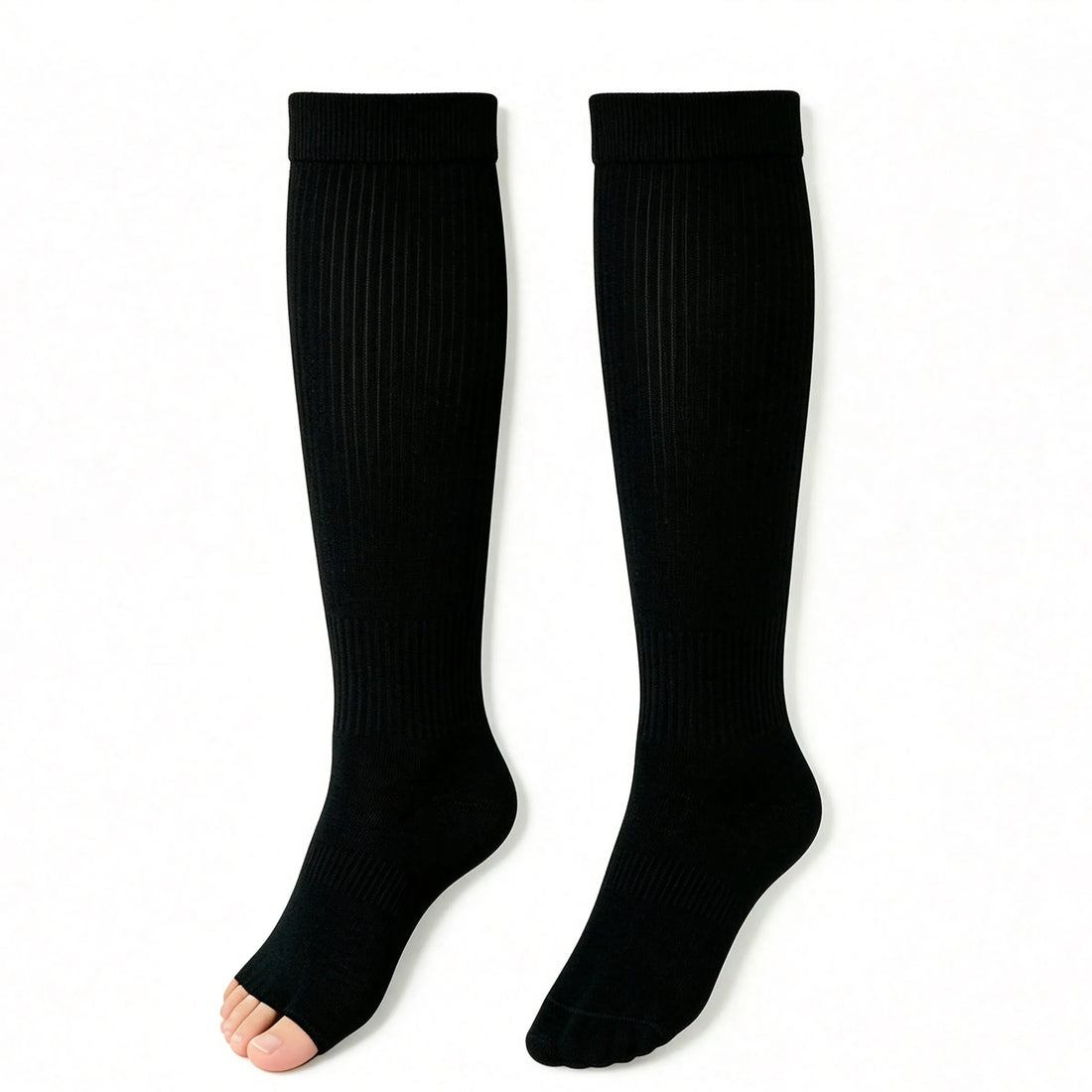 Knee-High Compression Socks, 2-Pack