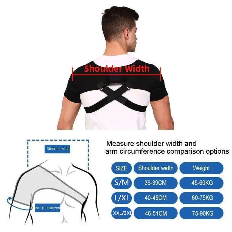 Adjustable Shoulder Support Brace with Cross Compression