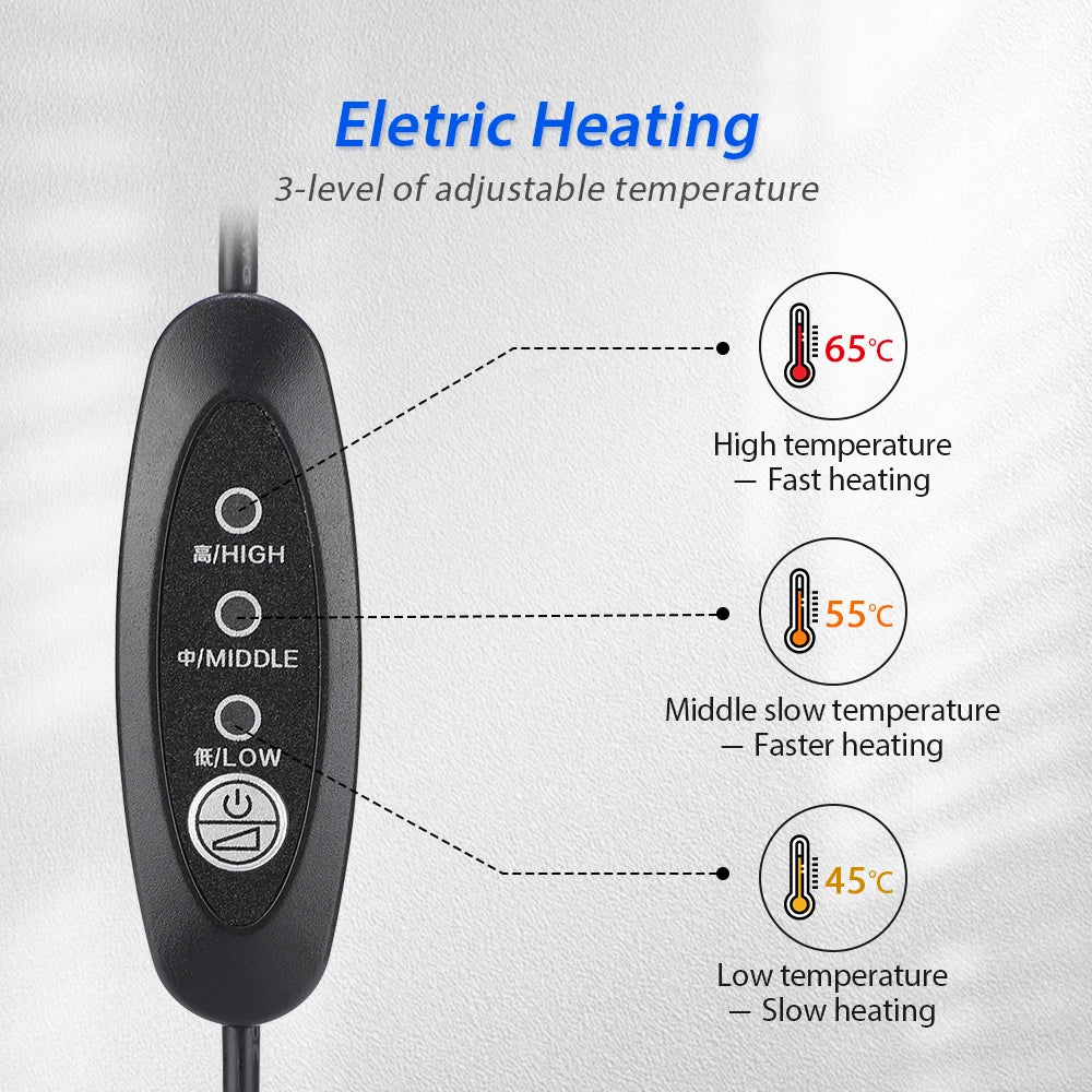 Inflatable Neck Support with Warming and Vibration