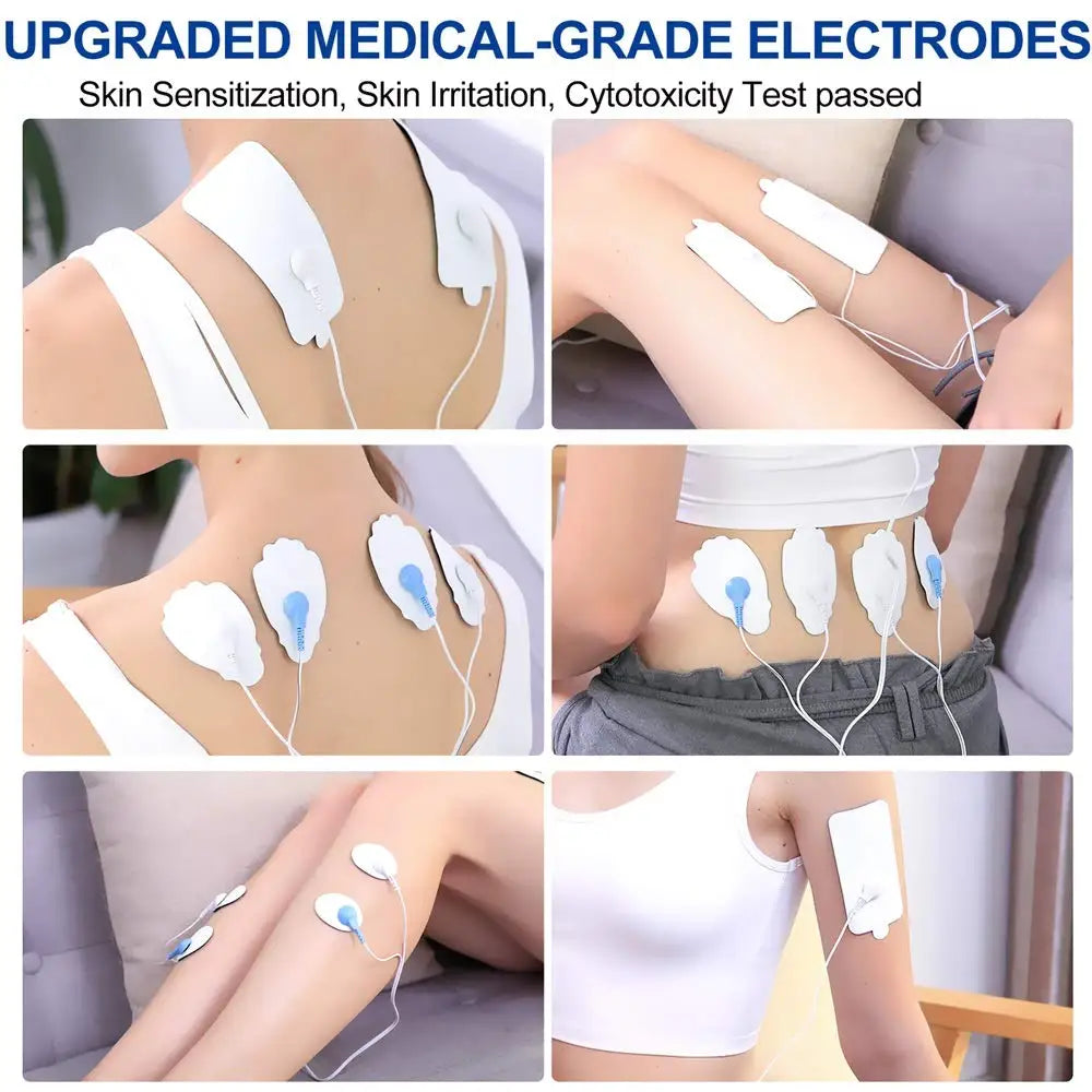 Reusable EMS TENS Electrode Pads for Back