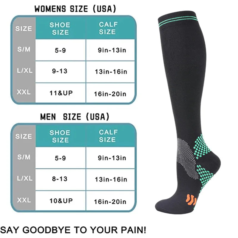 Middle-Calf Compression Socks, 20–30 mmHg