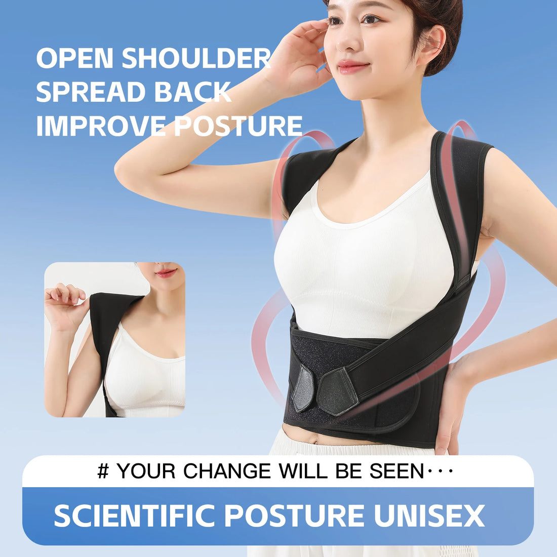 Adjustable Posture Back Brace