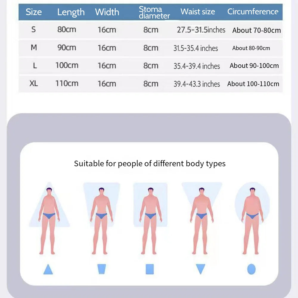Adjustable Ostomy Hernia Support Belt