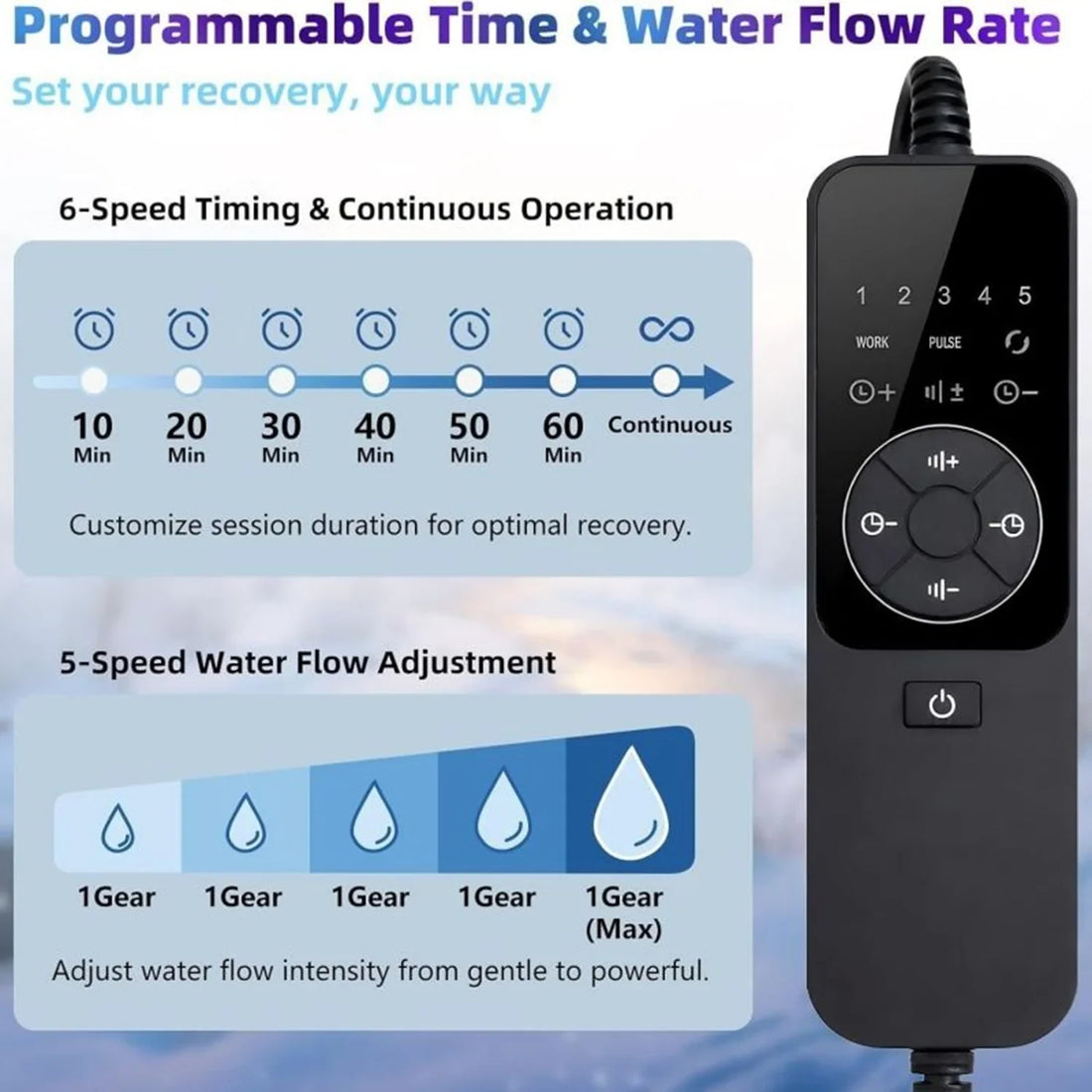 Portable Ice Water Cooling Compression System