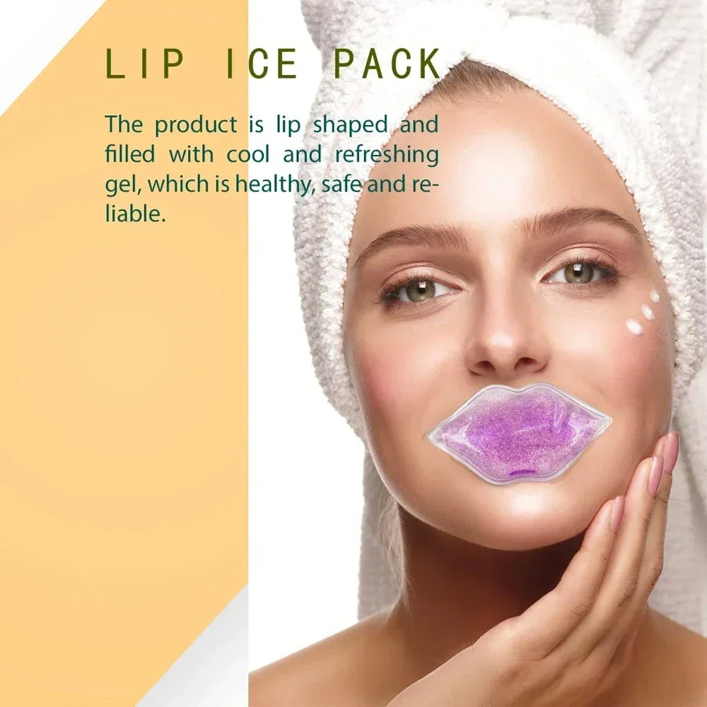 Reusable Lip Gel Cold Packs, 6-Piece Set
