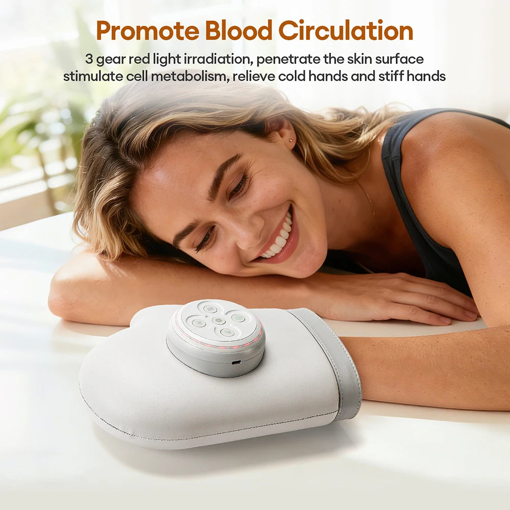 Hand Massager Glove with Air-Pressure Kneading