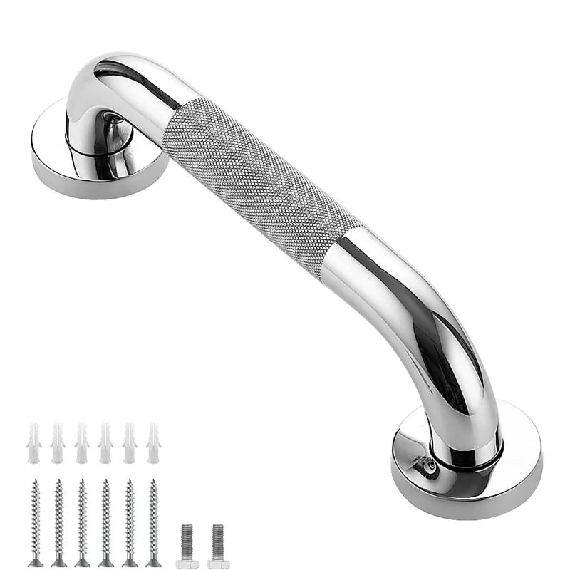 Stainless Steel Wall-Mounted Bathroom Grab Bar