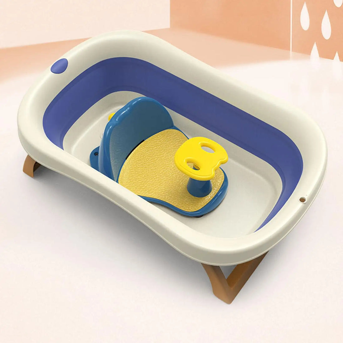 Infant Bath Seat with Soft Sponge Backrest