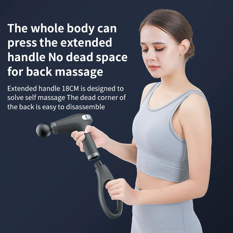 Portable Percussion Massage Gun for Body, Neck and Back