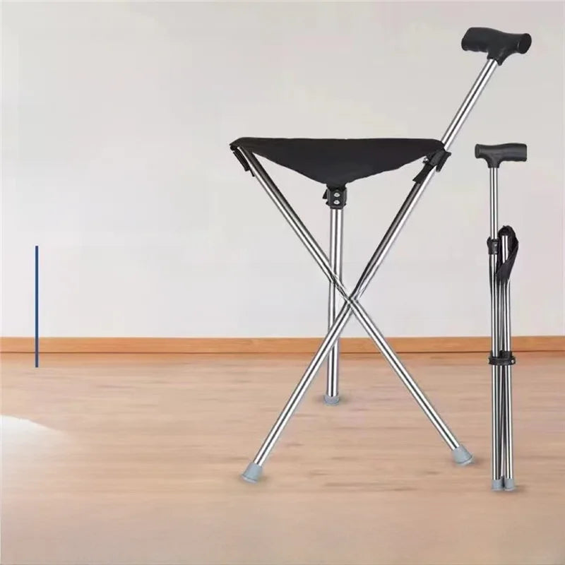 Walking Cane Chair for Outdoor Outings