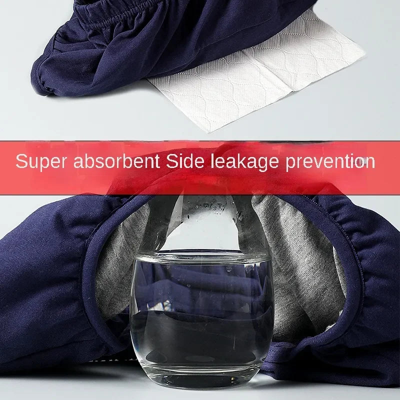 Washable Reusable Incontinence Pants for Men