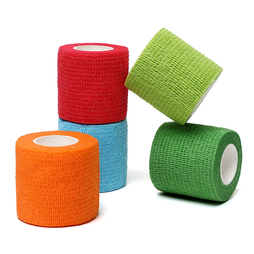 4.8m Self-Adhesive Elastic Bandage, 18 Colors