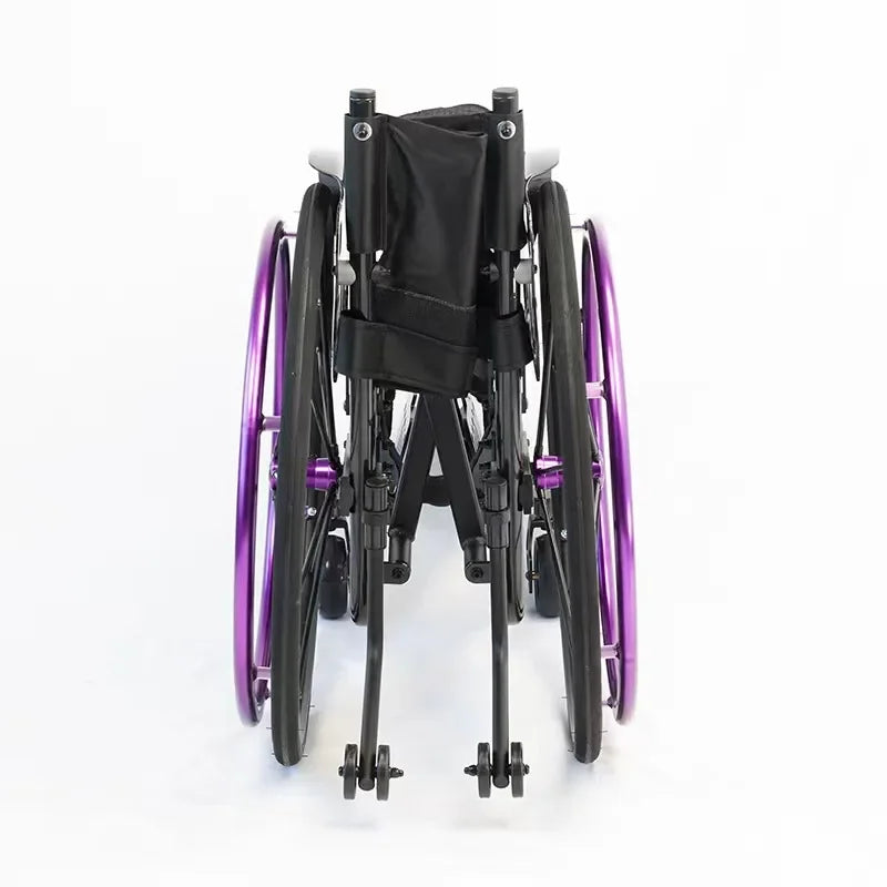 Foldable 24-Inch Manual Wheelchair