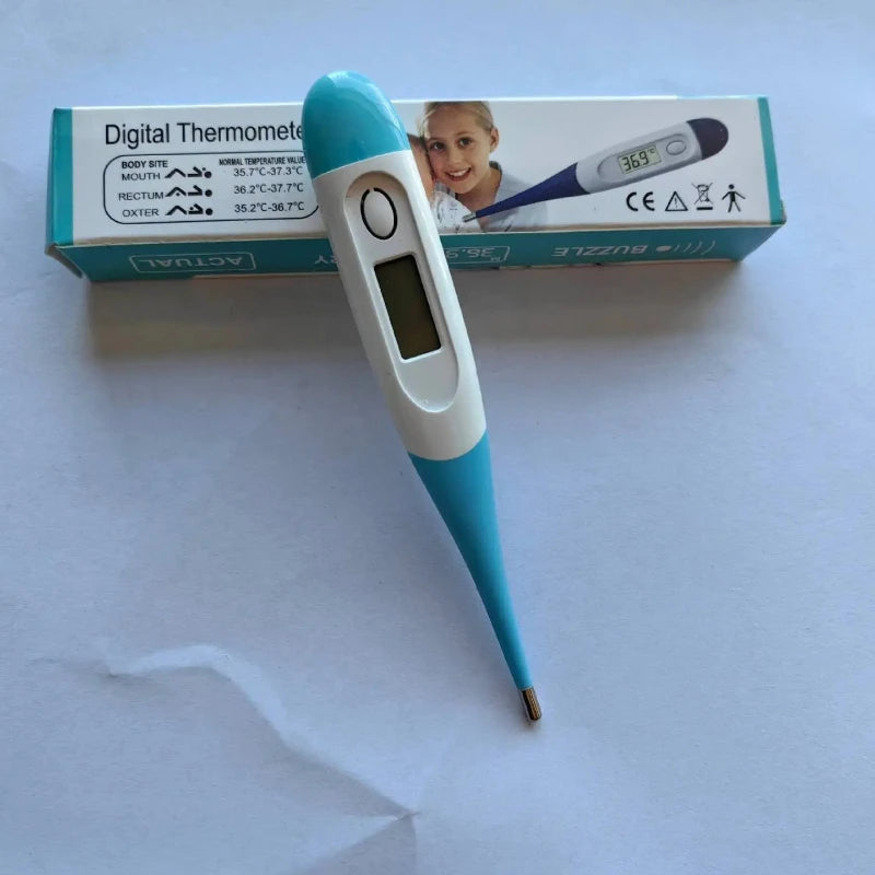 Flexible Digital Thermometer for Oral and Underarm Use
