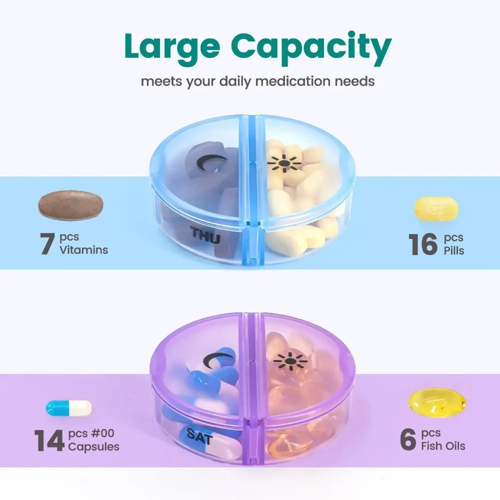 Portable Weekly Pill Organizer